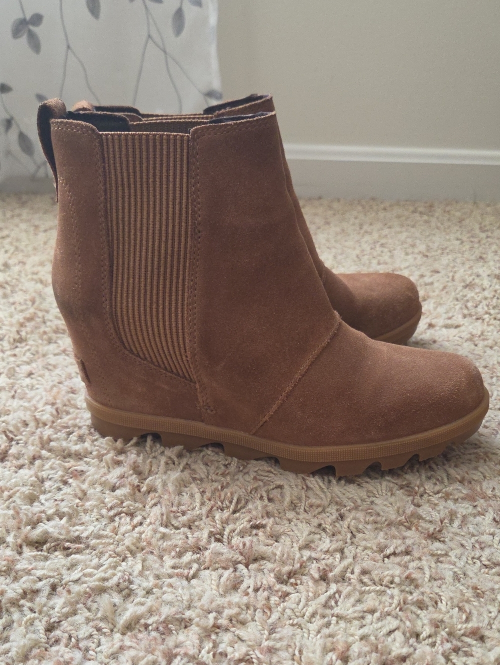 Sorel Women's Chestnut Suede Wedge Ankle Boot